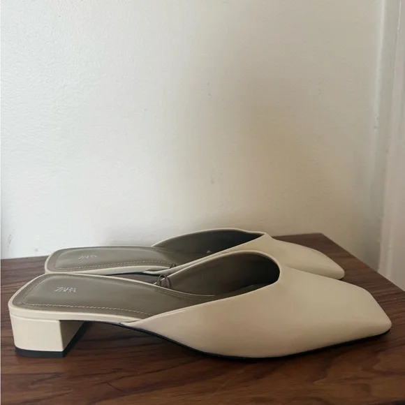 White leather mules - Picture 5 of 6